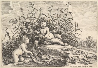 Voda Čtyři živly, ca. 1647. od Wenceslaus Hollar