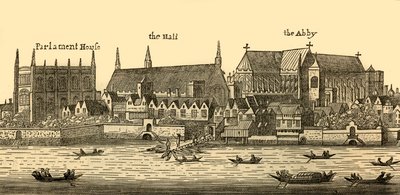 Westminster v roce 1640, 1881. od Wenceslaus Hollar