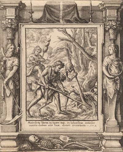 Když Adam Delved, 1651. od Wenceslaus Hollar