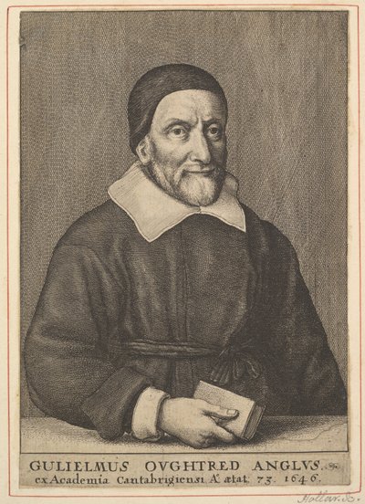 William Oughtred, 1644. od Wenceslaus Hollar