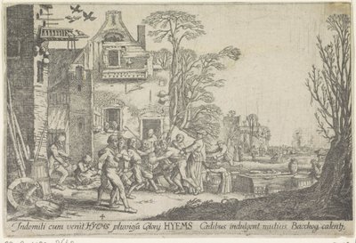 Zima Hyems (název na objektu) The Four Seasons (název série) od Wenceslaus Hollar