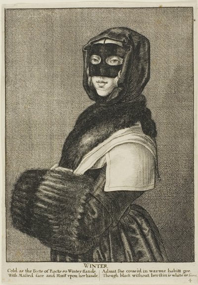 Zima od Wenceslaus Hollar