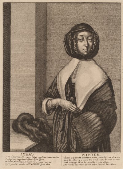 Zima, 1641. od Wenceslaus Hollar
