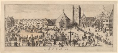 Zima: Parade Ground od Wenceslaus Hollar