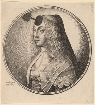 Žena z Antverp od Wenceslaus Hollar