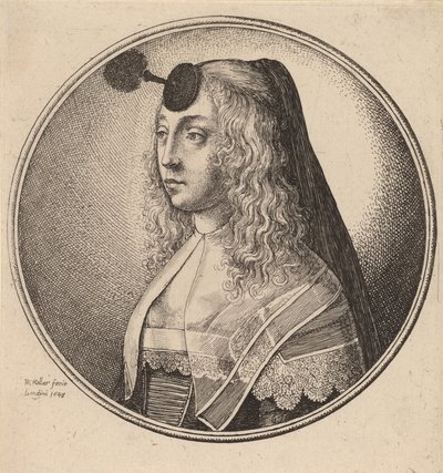 Žena z Antverp, 1643. od Wenceslaus Hollar