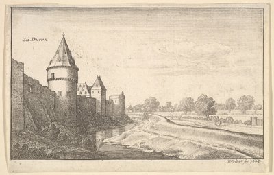 V Dürenu, z „Evropských pohledů“ od Wenceslaus Hollar