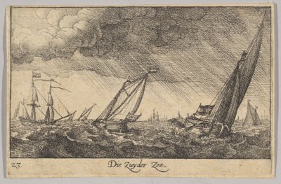 Zuyder Zee, 1635. od Wenceslaus Hollar