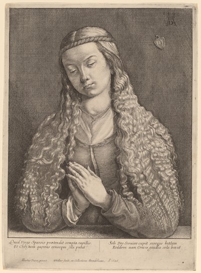 Katharine Furlegerin od Wenceslaus Hollar after Albrecht Dürer