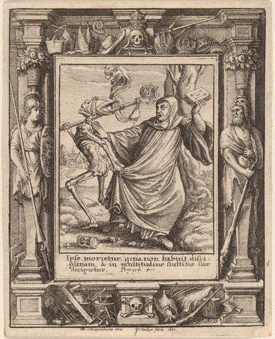 Opat od Wenceslaus Hollar after Hans Holbein the Younger after Abraham van Diepenbeeck
