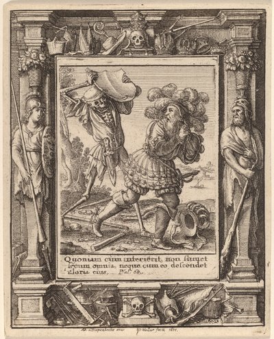 Počet od Wenceslaus Hollar after Hans Holbein the Younger after Abraham van Diepenbeeck
