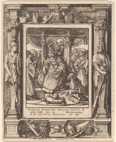 Císař od Wenceslaus Hollar after Hans Holbein the Younger after Abraham van Diepenbeeck