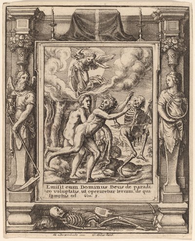 ztracený ráj od Wenceslaus Hollar after Hans Holbein the Younger after Abraham van Diepenbeeck