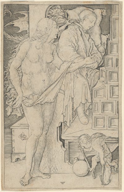 Doktorův sen od Wenzel von Olmutz, after Albrecht Dürer