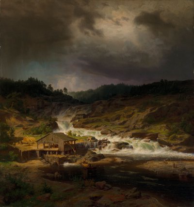 Poryvy na řece Kyrö od Werner Holmberg
