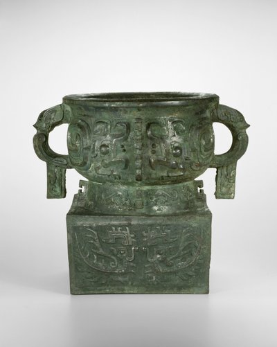 Nádoba na obilí od Western Zhou Dynasty Chinese School