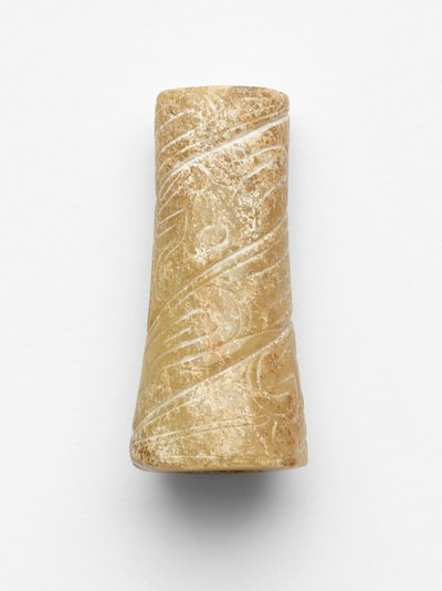 Trubkový ornament od Western Zhou Dynasty Chinese School