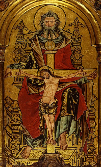 Oltářní obraz s Nejsvětější Trojicí, cca 1250 od Westphalian Master