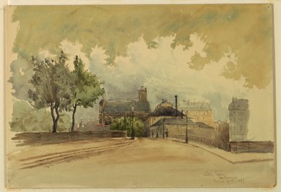 Kresba, The Marque, Paříž, 1887 od Whitney Warren Jr.