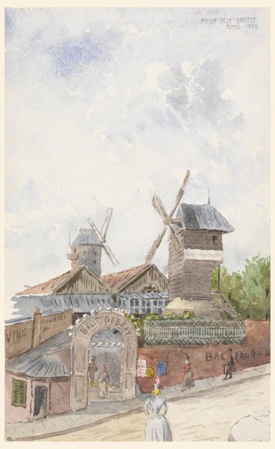 Moulin de la Galette, Paříž od Whitney Warren Jr.