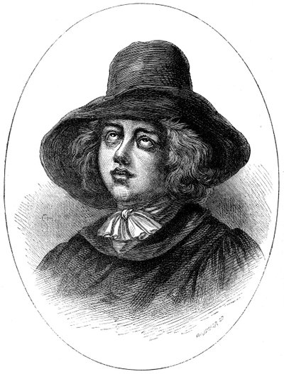 George Fox, zakladatel kvakerů, 17. století kolem roku 1880. od Whymper