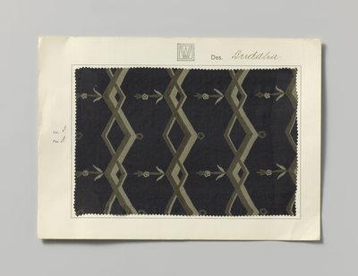 Ocel s potištěnou stranou, design Buddha od Wiener Werkstätte