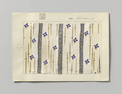 Ocel s potištěnou stranou, design Herbstwind od Wiener Werkstätte