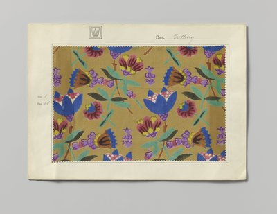 Ocel s potištěnou stranou, design Iselberg od Wiener Werkstätte