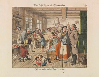 Učitel jako řemeslník, 1825. od Wiessner
