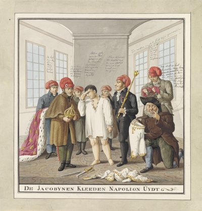 Napoleon svlékl jakobíni v roce 1815 The Jacobin Cloth Napolion Uijdt (titul na předmětu) od Wijnand Esser