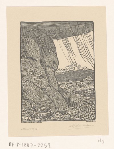 Stavba Noemovy archy Stavba archy (původní název) od Wijnand Otto Jan Nieuwenkamp (signed by artist)