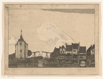 Přístav v Enkhuizenu (původní název) od Wijnand Otto Jan Nieuwenkamp (signed by artist)