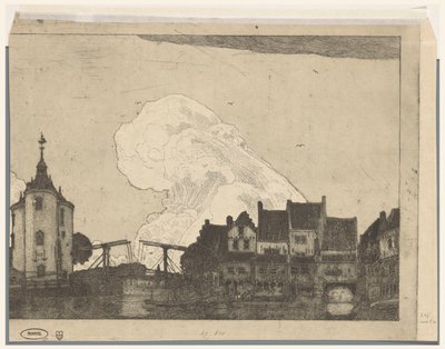 Přístav v Enkhuizenu (původní název) od Wijnand Otto Jan Nieuwenkamp (signed by artist)