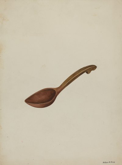 Oválná vařečka, c. 1937. od Wilbur M Rice