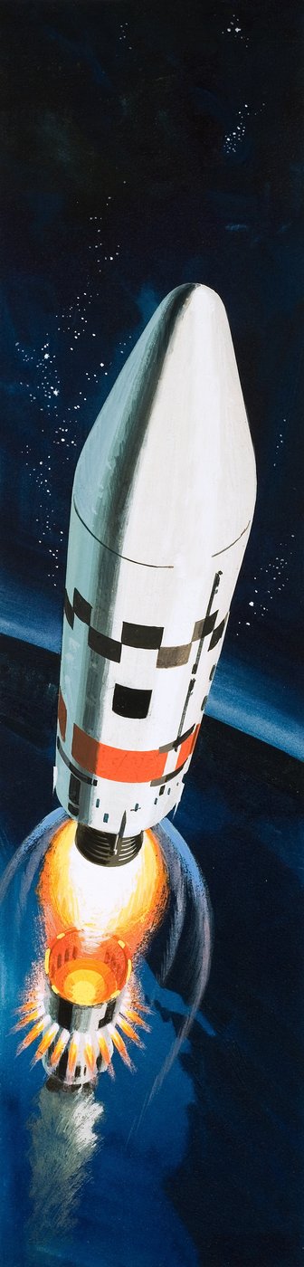 Vesmírná raketa od Wilf (20th century) Hardy