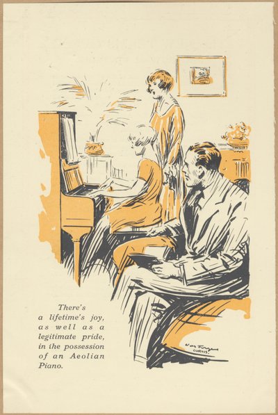 Piana Aeolian Company, 20. léta 20. století od Wilfred Fryer, Curtis Advertising Agency