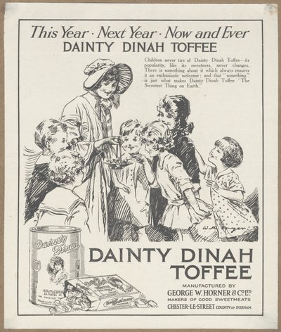 Dainty Dinah Toffee, kolem roku 1920 od Wilfred Fryer