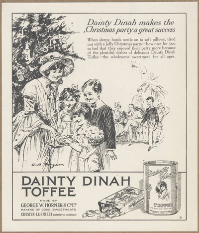 Delikátní Dinah Toffee, kolem 20. let 20. století od Wilfred Fryer