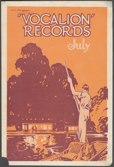 Vocalion Records Bulletin, 20. léta 20. století od Wilfred Fryer