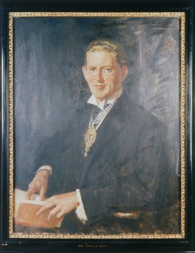 "Sir Angus Newton Scott", 1932 od Wilfred Gabriel de Glehn