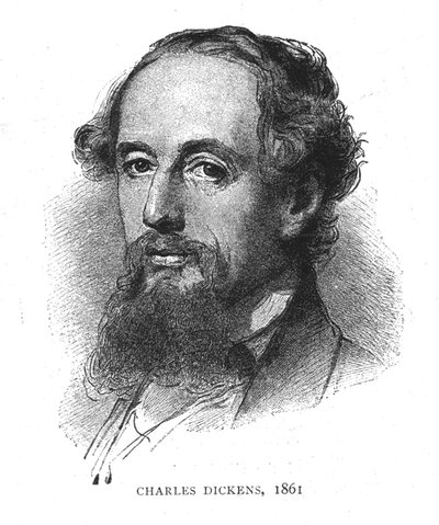 Charles Dickens, 1861 od Wilhelm Auguste Rudolf Lehmann