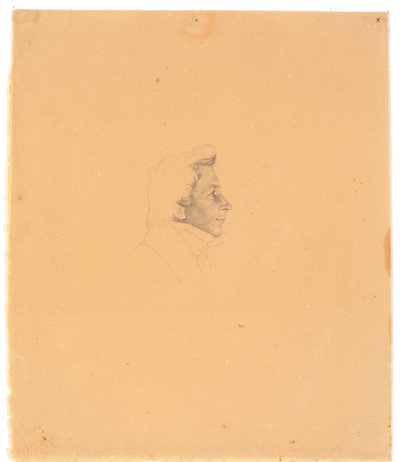 Porträt von Bernhard Stange od Wilhelm Bendz