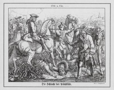 Bitva u Hochstadtu (Blenheim) od Wilhelm Camphausen