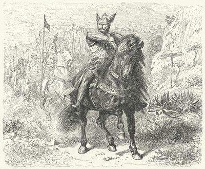 El Cid (rytina) od Wilhelm Camphausen