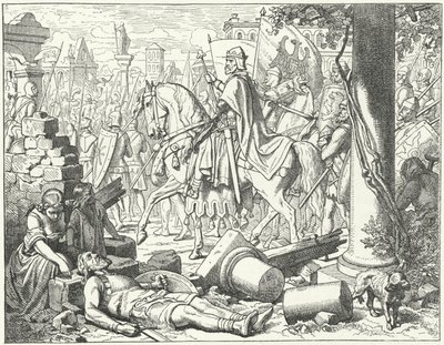 Frederick Barbarossa vstupuje do Milána od Wilhelm Camphausen