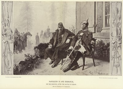 Napoleon III. a Bismarck ráno po bitvě u Sedanu od Wilhelm Camphausen