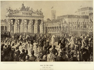 Otto von Bismarck v Berlíně v roce 1871 od Wilhelm Camphausen