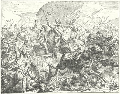 Český generál a husitský vůdce Jan Žižka v bitvě od Wilhelm Camphausen