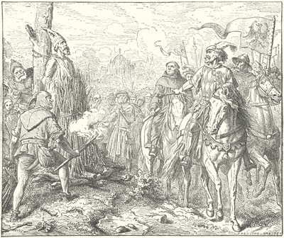 Poprava Jana Husa od Wilhelm Camphausen