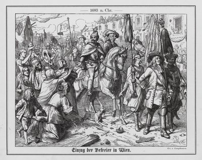 Osvoboditelé Vídně vstupují do města od Wilhelm Camphausen